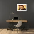 thumbnail image 3 of Alnaser, Mohammed 24x17 White Modern Wood Framed Museum Art Print Titled - King Doa, 3 of 4