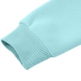 thumbnail image 3 of RUTAYY Girls 2 Piece Casual Outfit Long Sleeve Solid Color Hooded Tops Elastic Waist Wide Leg Pants Kids Daily Playwear Blue, 3 of 8