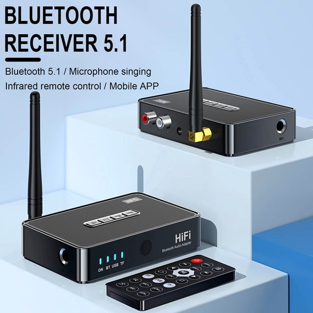 PEONAVET Bluetooth Receiver Bluetooth Receiver Bluetooth Receiver 5.1 Audio Adapter Converted To The Special Receiver for Old-style Speaker and Amplifier