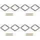 thumbnail image 1 of Conector De Sujeción Conector De Tuerca Fija Herramienta De Reparación De Electricidad Hexagonal 40 Pares 86 Mm Para Reparación ANGGREK Otros, 1 of 8