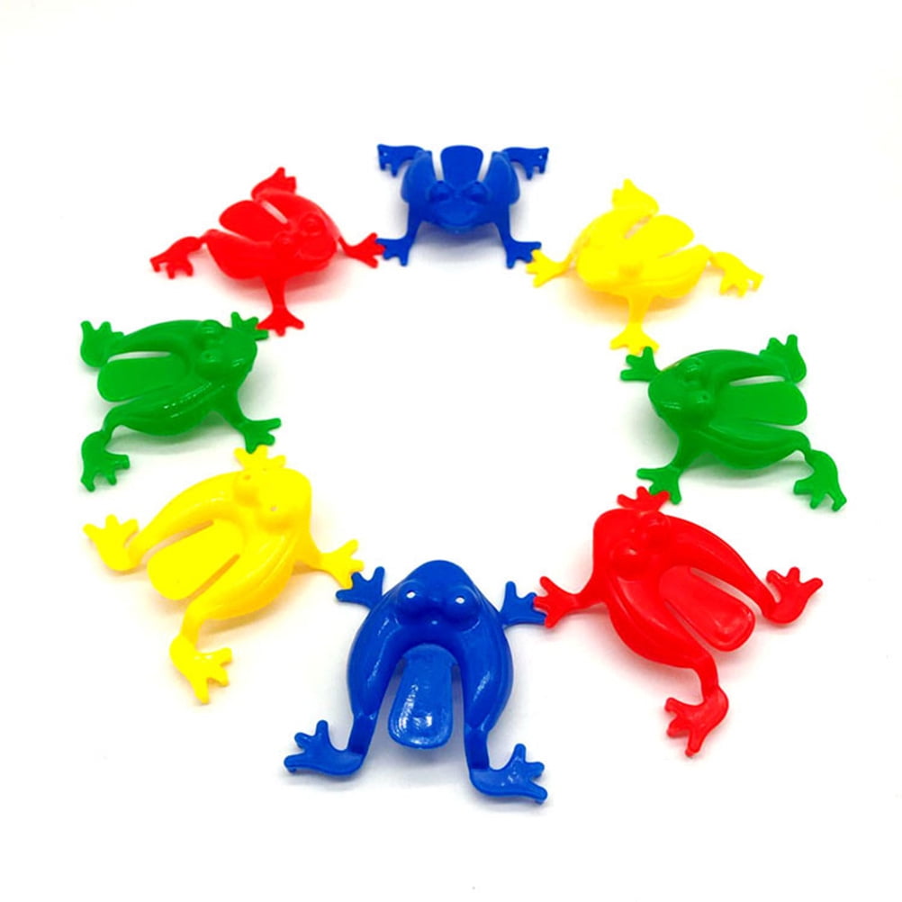jumping frog toy plastic