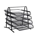 thumbnail image 1 of Lishi Pallet File Manager - Wall Mounted Document Tray, Office and Home Storage Shelf (Black), 1 of 5