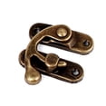 thumbnail image 3 of Uxcell Suitcase Chest Box Purse Lock Metal Hook Latches Clasp Bronze Tone 20pcs, 3 of 4