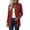04# Red, variant on Women's Tops Ihhxva Open Front Cardigan with Pockets Fit Casual Stretch Blazer Long Sleeve Lightweight Knit Office Workwear Soft Flowy S-2XL