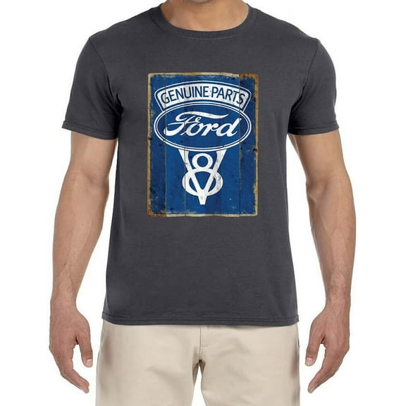 Genuine Ford Parts V8 Mustang Trucks T-shirt Mens Graphic Tees