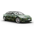 thumbnail image 6 of Rwraps Green Art Deco Great Oz Gloss Vinyl Film Wrap 59in x 30ft Vinyl Vehicle Car Film Sheet Roll, 6 of 9