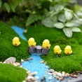 thumbnail image 3 of Rvaymup 5pcs Cute Yellow Chick Mini Figurines Ornaments for Craft Projects and Decors, 3 of 12