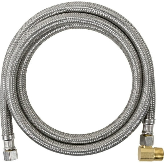 Certified Appliance DW72SSBL Stainless Steel Dishwasher Connector, 6ft Silver