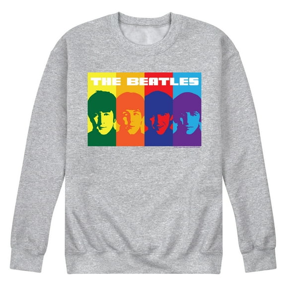 The Beatles - Hard Days Night Colors-Men's Crew Fleece Sweatshirt