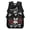 Cat Skull Roses Pattern, variant on Uourmeti Large Capacity Backpack for School Travel, Polyester Material Waterproof School Backpack, Cat Group Pattern