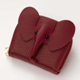 thumbnail image 3 of Kcolen Cute Elephant Minimalist RFID Blocking Card Holder Purse for Women and Girls Daily Use, 3 of 4