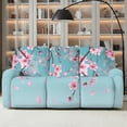 thumbnail image 2 of Xoenoiee Blue Cherry Blossom Print Stretch Recliner Cover 8-Pieces 3 Seats Recliner Chair Slipcovers Lazy Boy Furniture Protector with Elastic Bottom for Living Room, 2 of 7