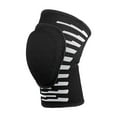 thumbnail image 1 of Rodillera para jóvenes, esponja acolchada, Flexible, transpirable, elástica, anticolisión, rodillera para ciclismo, baile, deportes, , equipo Negro Sunnimix rodilleras juveniles, 1 of 8