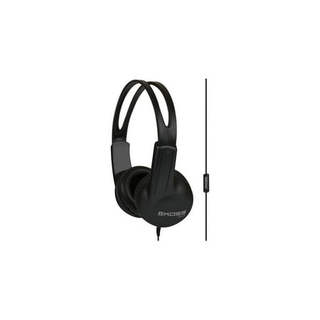 UPC: 0021299184516 | Koss Adjustable Headband On-Ear Headphones Black UR10i