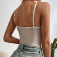 thumbnail image 5 of LSLJS Women's Fishbone Lace Patchwork Solid Color Jumpsuit with Suspender Jumpsuit,, 5 of 5