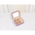 thumbnail image 6 of Unique Bargains Portable Velvet Jewelry Organizer Case for Women Purple, 6 of 7