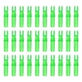 thumbnail image 1 of Uxcell Archery Arrows Nocks 6.2mm, Plastic Insert Arrow Nock Replacement Arrow Tails for Shooting Compound Recurve Transparent Green, 1 of 7