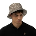 thumbnail image 4 of Sikiie Raccoon Reflective Double-Sided Bucket Hat, Sun Hat, for Gardening, Beaching, Camping, Hiking, Fishing, 4 of 6
