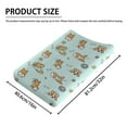thumbnail image 2 of Cartoon Corgi Dogs Changing Pad Cover Puppy Dog Paw Diaper Changing Table Sheets for Boy Girl Dog Lovers Gift Breathable Stretchy Nursery Changing Table Mats 16''x32'', 2 of 6