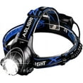 thumbnail image 1 of Lampe Frontale LED Puissante Rechargeable Torche Frontale Réglable 3 Modes Lampe Frontale LED avec Câble USB et 2 Batteries 18650, 1 of 5
