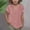 B_ Pink, variant on Boys Girls Cotton Linen Shirts for Kids Summer Short Sleeve V Neck Button Down Tunic Tops Dressy Holiday Outgoing Tops Black 9 Years
