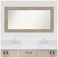 thumbnail image 3 of Amanti Art Custom Wall and Bathroom Mirror (27 x 52 in.), Trellis Silver Frame, 3 of 7