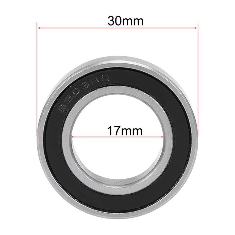 6903RS Deep Groove Ball Bearing 17x30x7mm Single Sealed Chrome