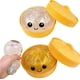 thumbnail image 1 of Glitter Dumpling Squishy – Herramienta de Alivio de Estrés de Ascenso Lento para Adolescentes y Adultos (13 ) (White   Gold), 1 of 6
