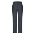 thumbnail image 4 of Plus Size Wide Leg Pants Women's High Waisted Work Trousers Long Straight Pants Schneier Wide Leg Pants For Women Ndbuld Dark Gray 3XL, 4 of 6