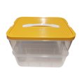 thumbnail image 1 of ziyahi Stacking Boxes For Efficient Storage And Clutter-free Spaces Large Storage lemon-yellow 2 without partition, 1 of 6