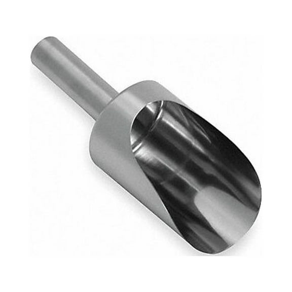 Sani-Lav Scoop,9 1/8 in L,Silver 4002