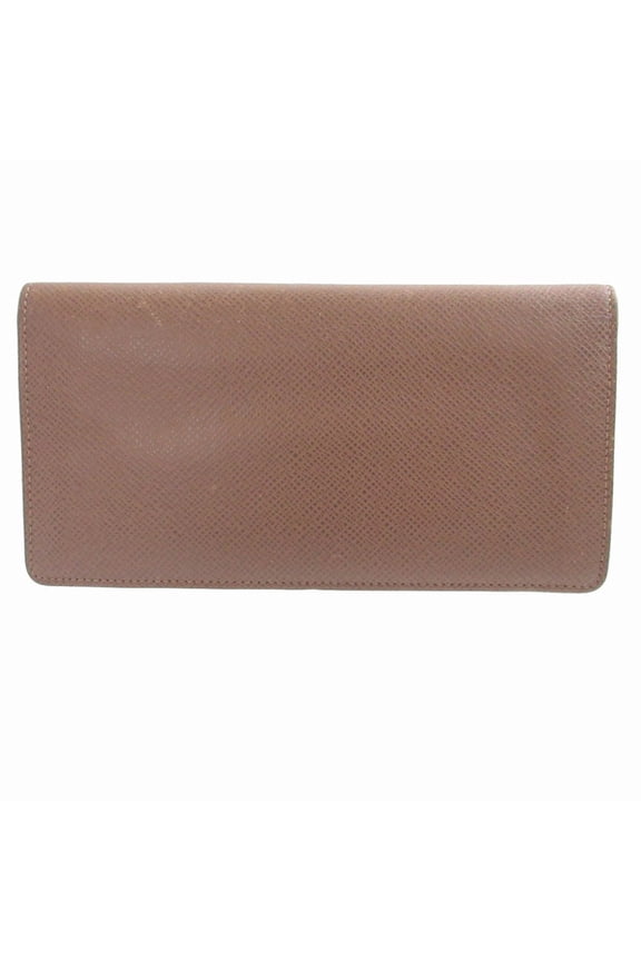 Pre-Owned Louis Vuitton M32578 Taiga Portefeuille Brazza Grizzly LV bi-fold...