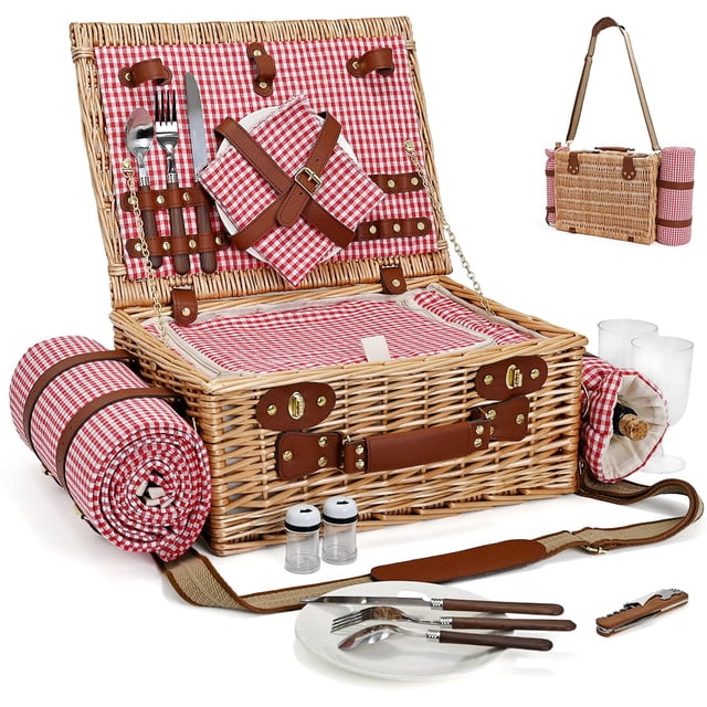 Cesta de Picnic SatisInside 40x30x18 cm con Aislante