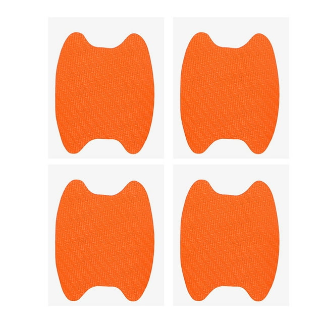 4Pcs/set Universal Carbon Fiber Auto Door Handle Film fiber door handle Sticker Car Handle Anti Scratch Sticker Protector Films