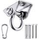 thumbnail image 1 of Aleko Gancho de techo de acero inoxidable resistente, ganchos colgantes de rotación de 180 °, 4 tornillos de fijación para conjuntos de madera de hormigón, yoga, hamaca, silla colgante, capacidad de carga de hasta 450 kg ACTIVE Biensenido a ACTIVE, 1 of 2
