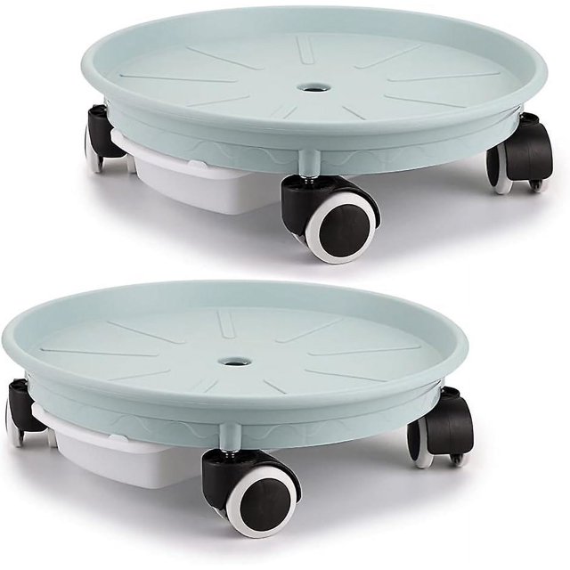 Soporte para macetas MACHAO Con ruedas 30,5 cm capacidad de carga 60 kg juego de 2