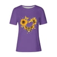 thumbnail image 2 of Cilsoka Plus Size Shirts for Women Summer Tops for Women Trendy Summer Basic Tees for Women Cotton Chiffon Blouses for Women Dressy My Orders Placed, 2 of 3
