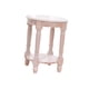 thumbnail image 3 of Soporte para plantas, taburete de madera, soporte para plantas, mesa redonda, soporte para plantas, soporte para pecera para Blanco, 3 of 9
