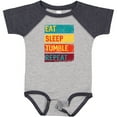 thumbnail image 3 of Inktastic Tumbling Gift Eat Sleep Tumble Repeat Boys or Girls Baby Bodysuit, 3 of 5