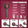 thumbnail image 3 of 3 in 1 Electric Hair Scalp Massager, Hair Oil Applicator Head Massager Scalp Brush for Hair, IPX7 Waterproof, Adjustable Speed, Hair Scrubber Scalp Massage Tool for Home Travel, 3 of 7