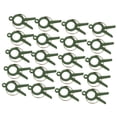 thumbnail image 4 of Clips de soporte para plantas de jardín, Clips de vid de flores, Clips de injerto para escalar verde 20 piezas, 4 of 8