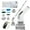 A11 Gray, variant on Electric Cleaning Brush Cordless Handheld Shower Scrubber Spin Cleaner Multifunctional Cleaner with 7PCS Heads Bathroom Kitchen