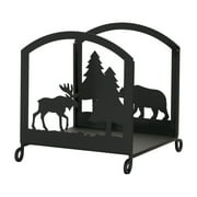 Moose & Bear Wood Rack