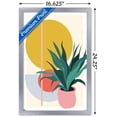 thumbnail image 3 of Abstract Potted Plant Wall Poster, 14.725" x 22.375" Framed, 3 of 6