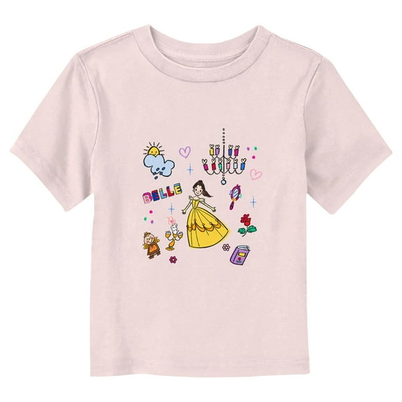 Disney Belle and Friends Doodles  Graphic T-Shirt
