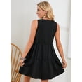 thumbnail image 6 of SHCKE Women's Dresses Sleeveless Summer Dresses Casual Tank Dress V Neck Beach Sundresses, 6 of 6