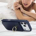thumbnail image 5 of for iPhone 17 Pro Max Case with Card Holder and Strap for Women,Crossbody Lanyard,Ring Stand,Snap Clasp,Cute Phone Wallet Cases 6.9 inch (Dark Blue), 5 of 16