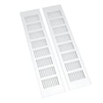 thumbnail image 1 of Aluminium Alloy Rectangular Ventilation Grille Plate for Cabinet Shoe Closet Vent, Ventilation Cover for RVs Campervans, 1 of 7