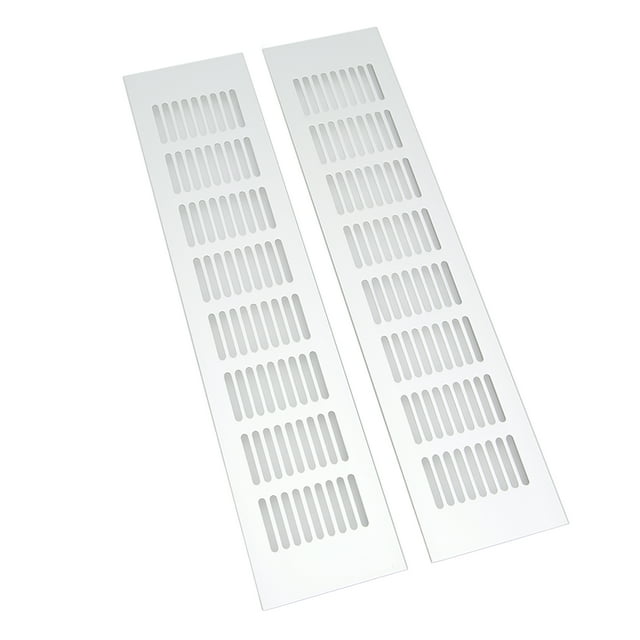 Aluminium Alloy Rectangular Ventilation Grille Plate for Cabinet Shoe Closet Vent, Ventilation Cover for RVs Campervans