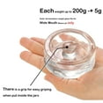 thumbnail image 4 of 2PCS 2.7” Fermentation Weights, Wide Mouth Mason Jar with Easy Grip Handle, 200g Glass Fermenting Weights for Canning Jars Supplies, 4 of 6